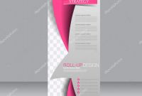 Retractable Banner Design Templates Unique Roll Up Banner Stand Template Stock Vector A Milana88 144644735