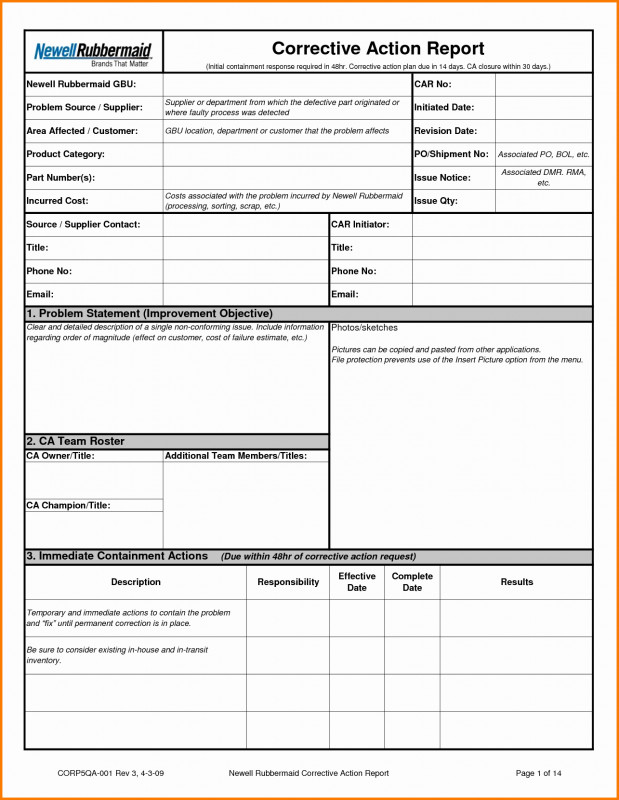 Rma Report Template Awesome Simple after Action Report Template Project Management Status