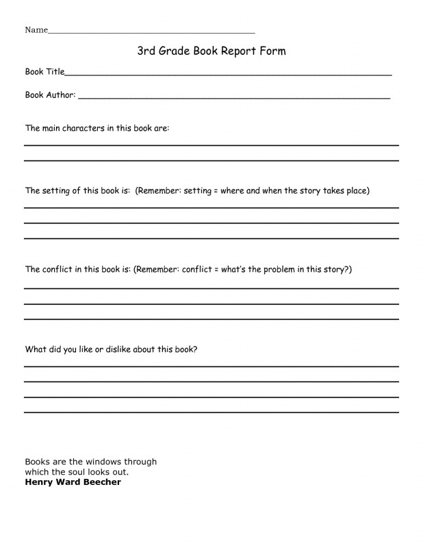 Second Grade Book Report Template Awesome Ap English Literature Composition for Dummies Free Book Report