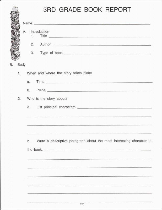 Second Grade Book Report Template Professional Inspirational 2nd Grade Book Report Template Free Best Of Template