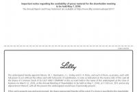 Share Certificate Template Companies House Awesome Sec Filing Eli Lilly and Company