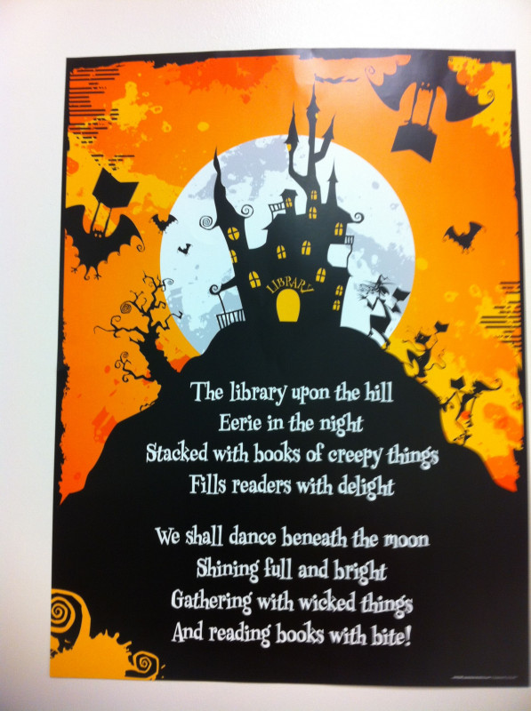 Story Skeleton Book Report Template Professional the Library Upon the Hill Cute Halloween Poem Happy Halloween