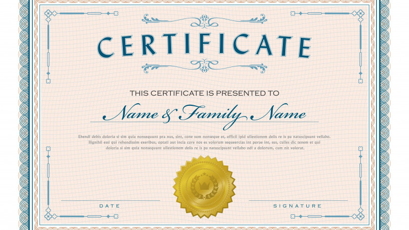 Summer Camp Certificate Template New Necessary Parts Of An Award Certificate