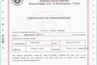Templates for Certificates Of Participation Unique 45 Sample Certificate attendance Workshop Professional Resume