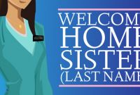 Tie Banner Template Unique Welcome Home Sister Sign Template Www Signs Com Lds Mission