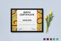 Tooth Fairy Certificate Template Free Awesome Template Birth Certificate Leon Seattlebaby Co