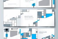 4 Fold Brochure Template Best the Minimal Vector Editable Layout Of Square format Covers Design