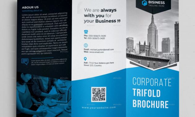 6 Sided Brochure Template Awesome 76 Premium Free Business Brochure Templates Psd to Download