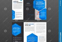 Adobe Illustrator Tri Fold Brochure Template New Pharmaceutical Brochure Tri Fold Template Layout with Icons Set