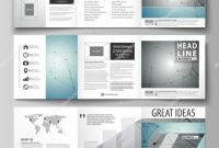 Architecture Brochure Templates Free Download New Set Of Business Templates for Tri Fold Square Design Brochures