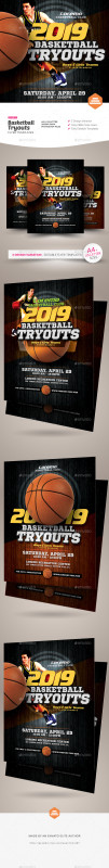 Basketball Camp Brochure Template Best Coach Graphics Designs Templates From Graphicriver