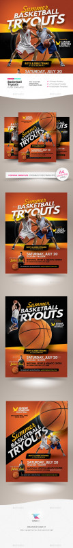 Basketball Camp Brochure Template New Flyer Kids Camp Graphics Designs Templates From Graphicriver Page 8