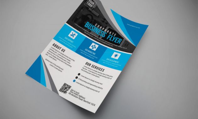 Brochure Folding Templates Best Royal Modern Business Flyer Design Template 001660 Template Catalog