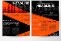 Online Free Brochure Design Templates New Creative Flyer Abstract Design Layout for Business In A4 Stock