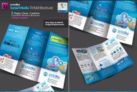 Social Media Brochure Template Awesome Tri Fold Brochure Template Indesign Free Download Professional
