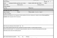 Blank Audiogram Template Download Unique Incident Report form Template Doc Cumed org Cumed org