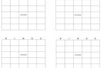 Blank Bingo Template Pdf Unique 003 Free Blank Bingo Card Template Dreaded Ideas Printable