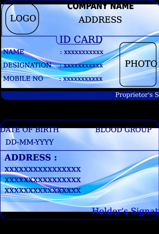 Blank Business Card Template for Word Unique State Id Card Template Bismi Margarethaydon Com