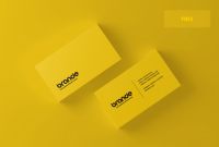 Blank Business Card Template Psd Awesome Free Simple and Minimal Business Card Mockup Creativebooster