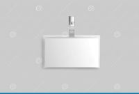 Blank Business Check Template Unique Blank Plastic Id Badge Mockup On Metal Clip White Identity