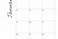 Blank Calendar Template for Kids Awesome Download Printable Monthly Calendar with Notes Pdf