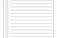 Blank Checklist Template Pdf New 032 Blank Check List Unique Student Checklist Template Excel