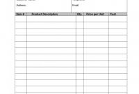 Blank Checklist Template Word New New Receipt forms Printable Konoplja Co