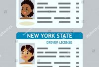 Blank Drivers License Template New License Vector at Getdrawings Com Free for Personal Use