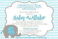 Blank Elephant Template Unique Baby Blue Elephant Baby Shower Invitations Baby Shower Blue