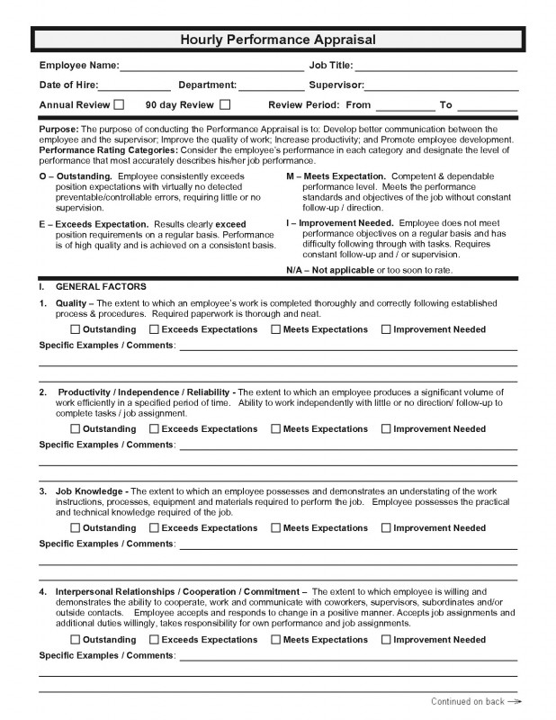 Blank Evaluation form Template Awesome Sample Employee Performance Review Template Daishu Me