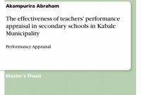 Blank Evaluation form Template Unique Grin the Effectiveness Of Teachers Performance Appraisal In Secondary Schools In Kabale Municipality
