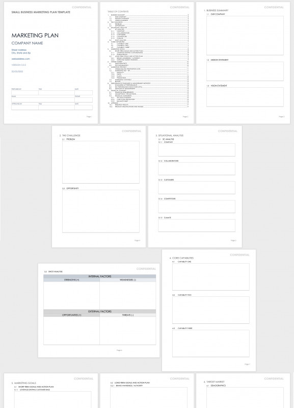 Blank Evaluation form Template Unique Marketing Plan Guide with Templates Smartsheet