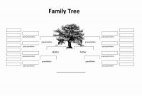 Blank Family Tree Template 3 Generations Unique 5 Generation Family Tree Template New Blank 5 Generation