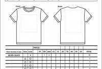 Blank Fundraiser order form Template New Sample order forms top T Shirt form Template Examp