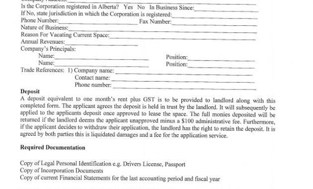 Blank Legal Document Template New Blank Commercial Lease Application form Templates at