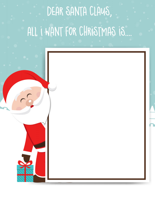 Blank Letter From Santa Template Unique Free Printable Santa Claus Template Letter Letters From