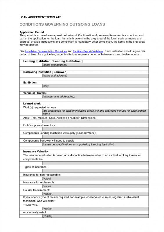 Blank Loan Agreement Template Awesome 35 Latest Sample Vendor Take Back Mortgage Agreement Q63405