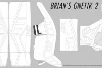 Blank Model Sketch Template Awesome Pads Glove Templates the Goalie Archive