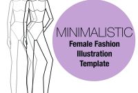 Blank Model Sketch Template Unique Female Body Outline Drawing Free Download Best Female Body