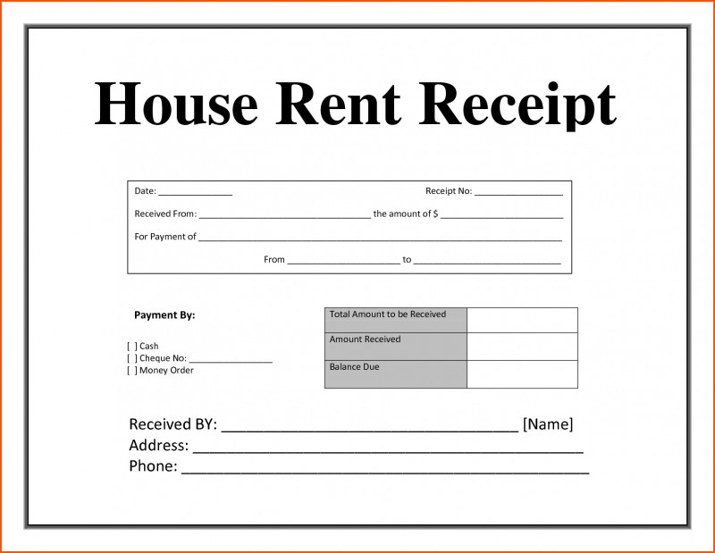 Blank Money order Template New Receipt for Money Received Template Download Rent
