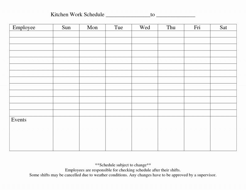 Blank Monthly Work Schedule Template New Blank Monthly Work Schedule Template Luxury Blank Weekly
