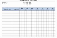Blank Monthly Work Schedule Template New Free Monthly Work Schedule Template Weekly Employee 8 Hour