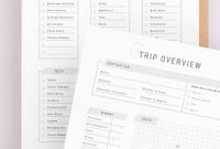 Blank Packing List Template Unique Packing List Blank Packing List Itinerary Template Trip