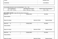 Blank Petition Template New 10 Blank Job Application form Lycee St Louis