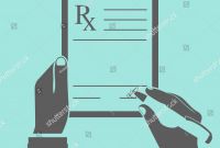 Blank Prescription form Template Awesome Doctor Writing Prescription Clipboard Hands Doctor Stock