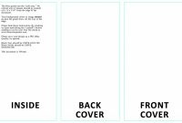 Blank Quarter Fold Card Template Awesome Blank Design Templates