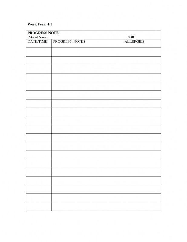 Blank soap Note Template Awesome soap Notes form Adriennebailon