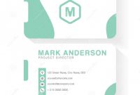 Blank social Security Card Template New Clean Business Card Template Design with White and Green