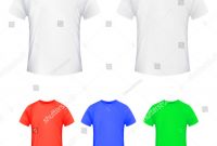 Blank Tee Shirt Template New Blank Tshirt Template Stock Illustration Royalty Free