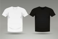 Blank Tee Shirt Template Unique Mens Black and White Blank T Shirt Templates Download Free